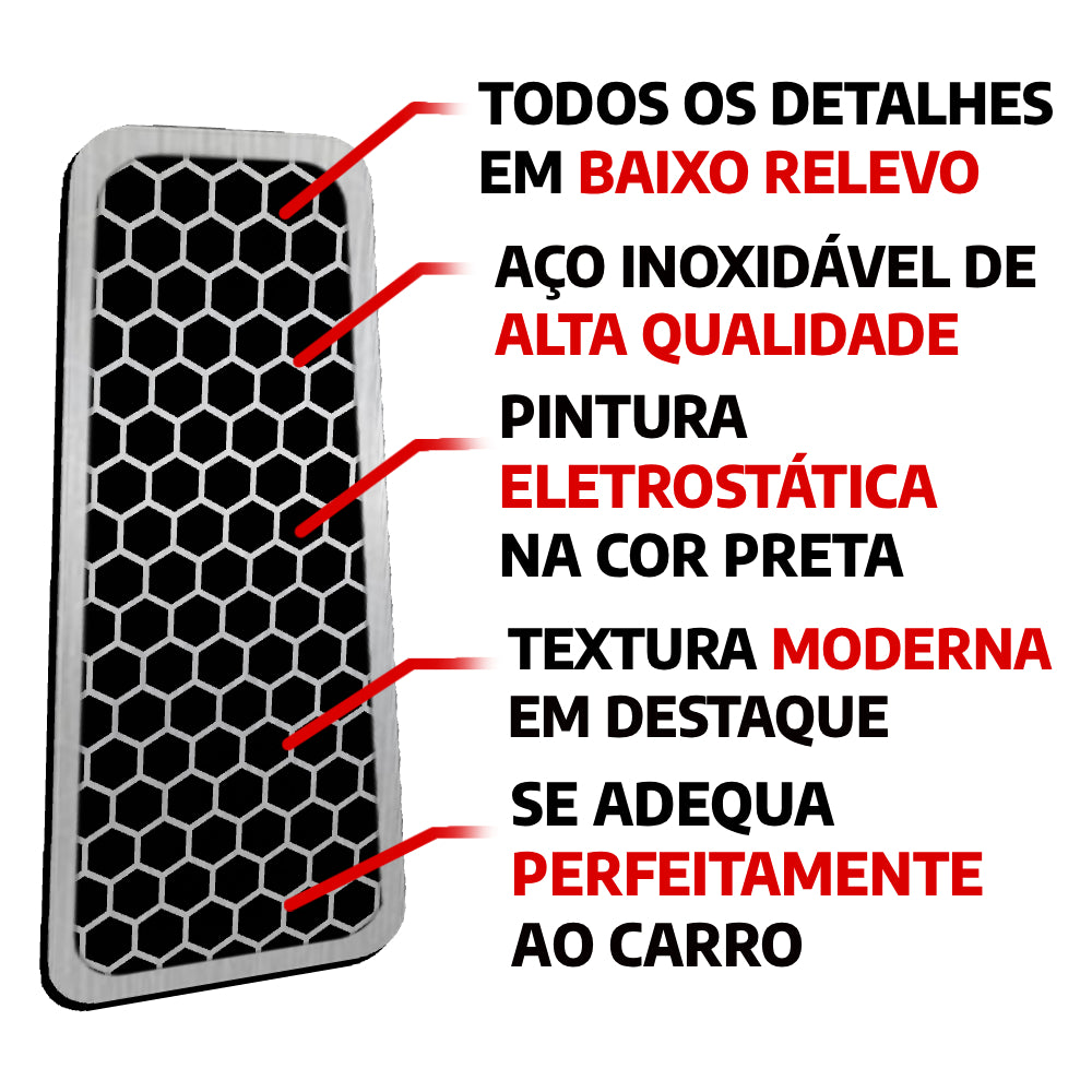 Descanso de Pé em Aço Inox Ford Ecosport Urban