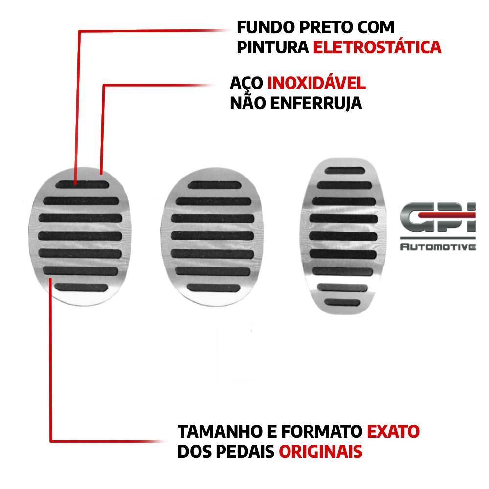 Descanso E Pedaleira Lisa Mt Fiat Argo - 1
