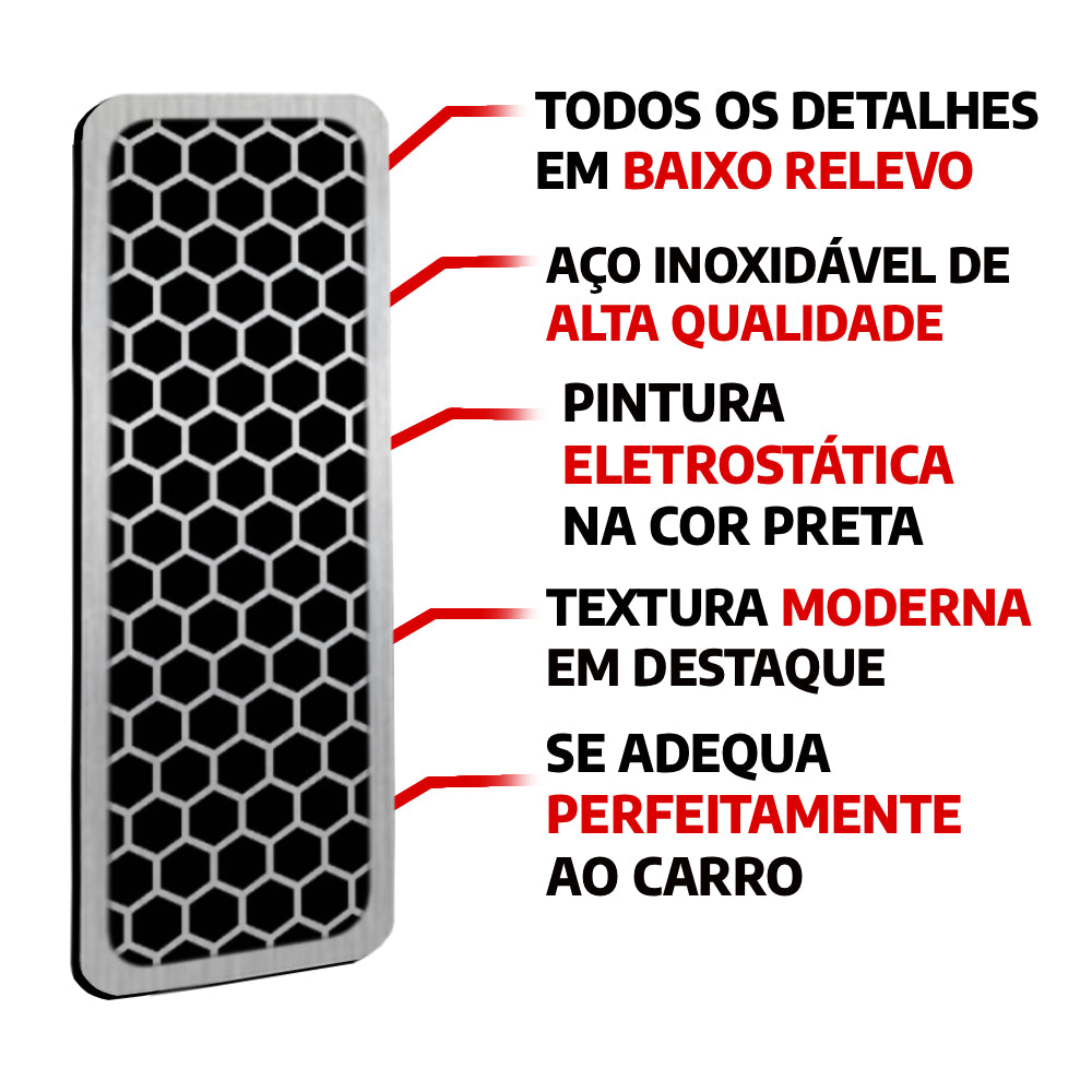 Descanso de Pé em Aço Inox BYD Seal Urban