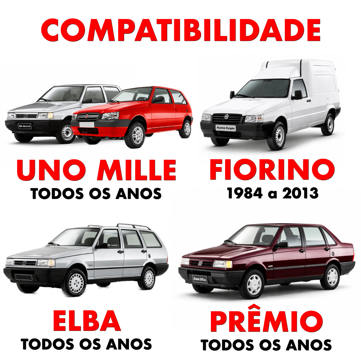 Diversos Fiat Scoop Entrada De Ar Fiat Uno Mille Elba Premio Fiorino (1980 2013) Todos os anos