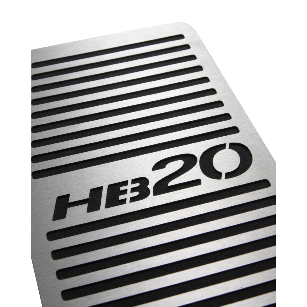 Descanso de pé Em Aço Inox Hyundai Hb20