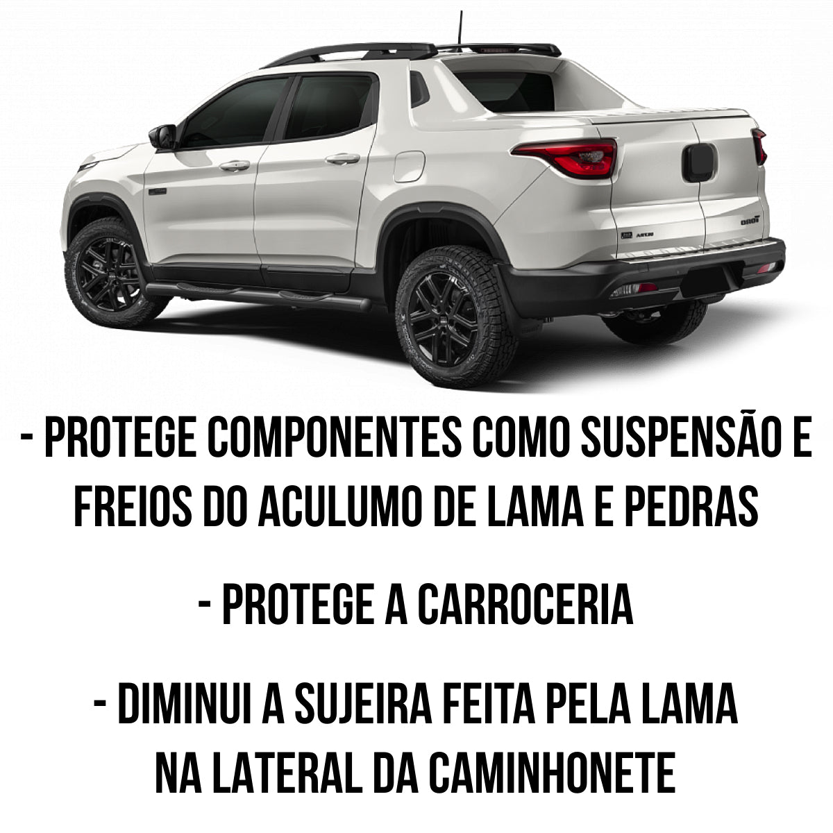 Par Apara Barro Lameira Fiat Toro 2016 a 2023