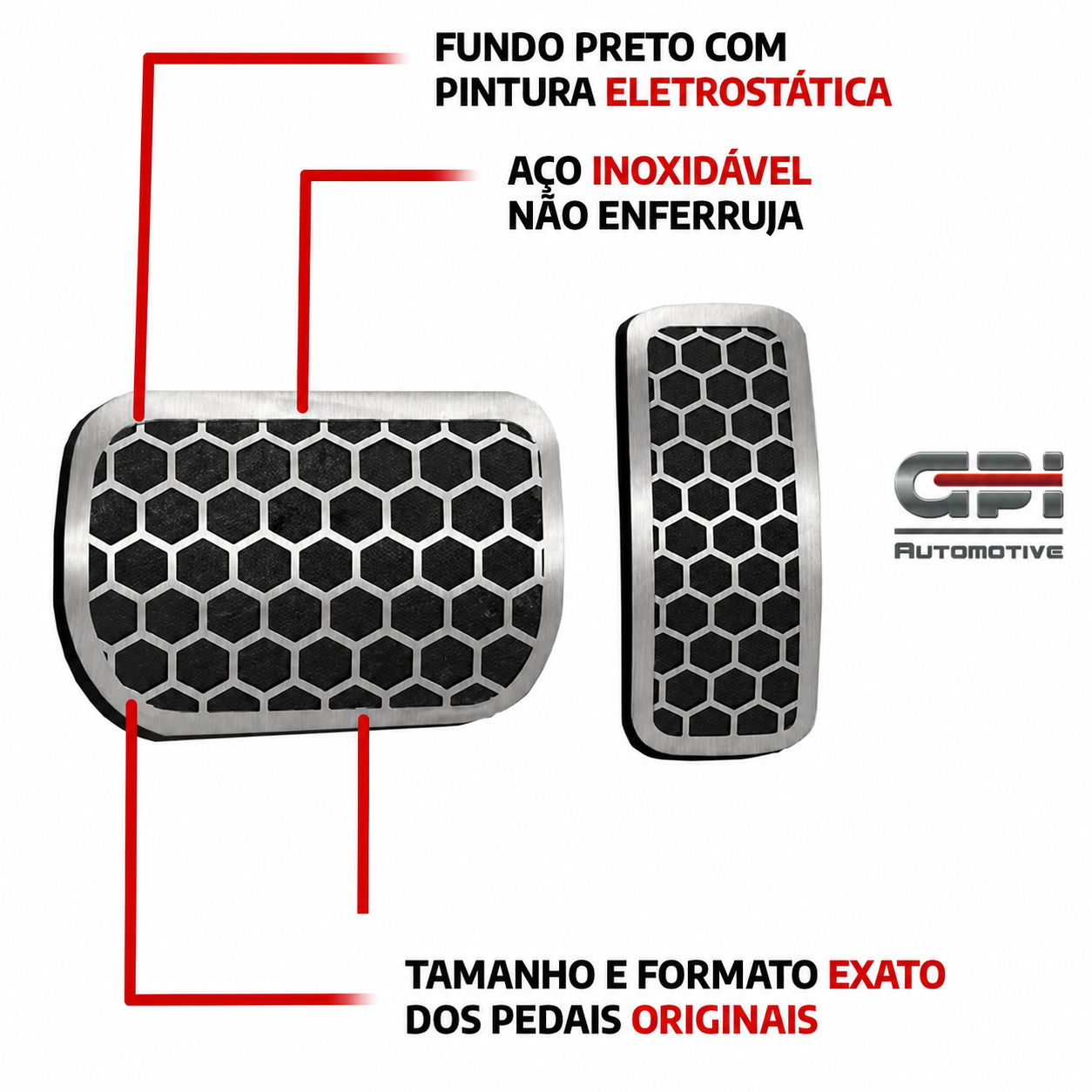 Pedaleira em aço inox GWM Haval Ora Urban AT Todos os anos