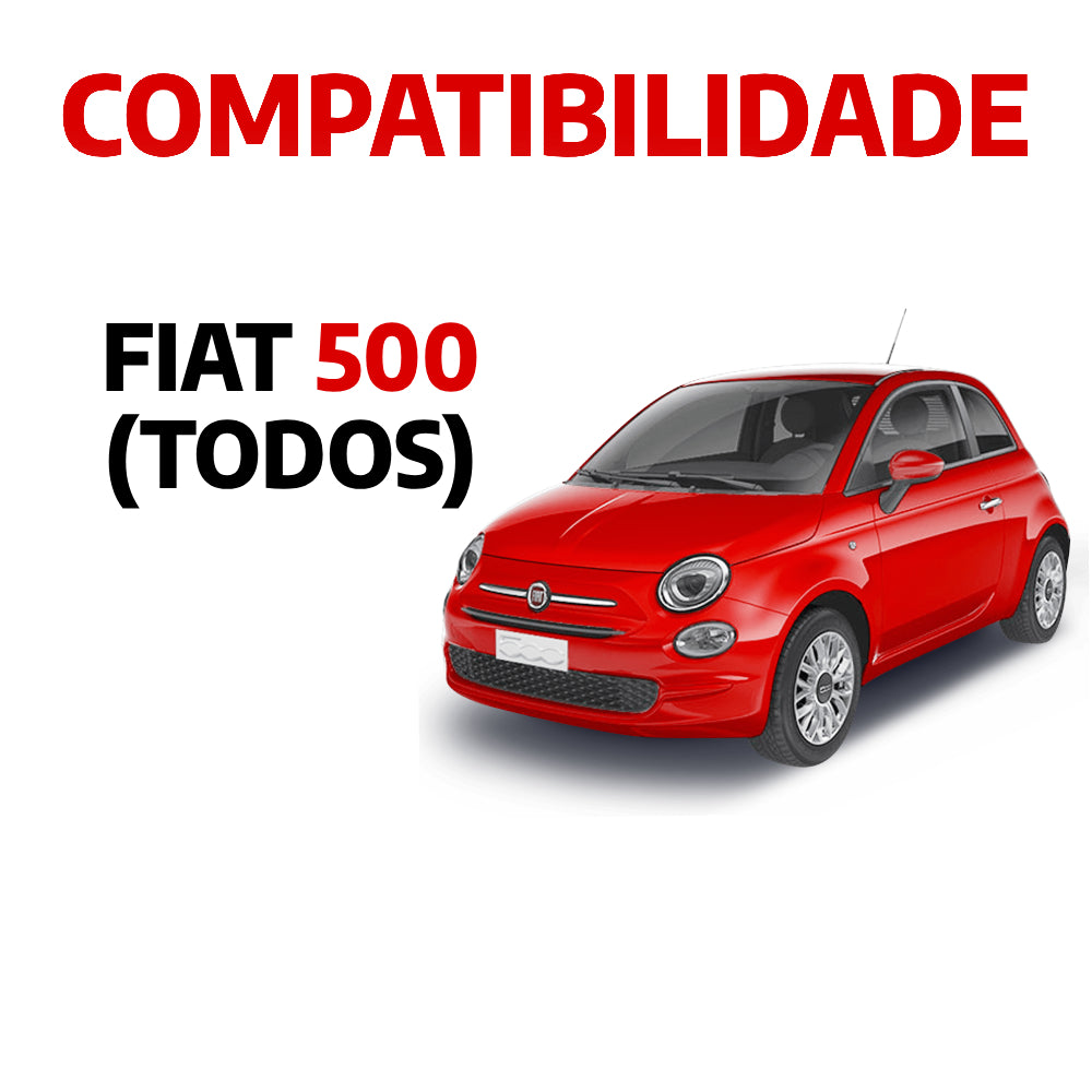 Descanso de Pé em Aço Inox Fiat 500 Urban