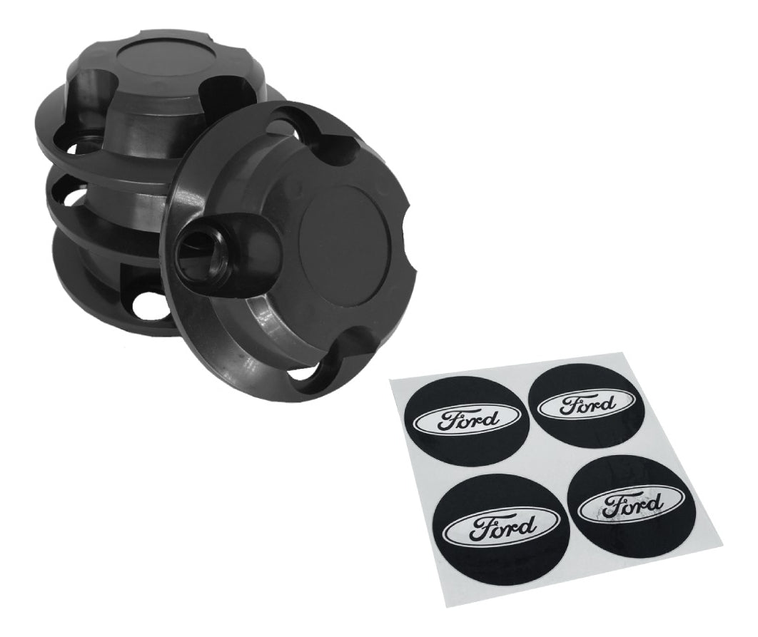 Kit Calotinhas new black Ford Aro 13, 14 e 15 - Ford Preta