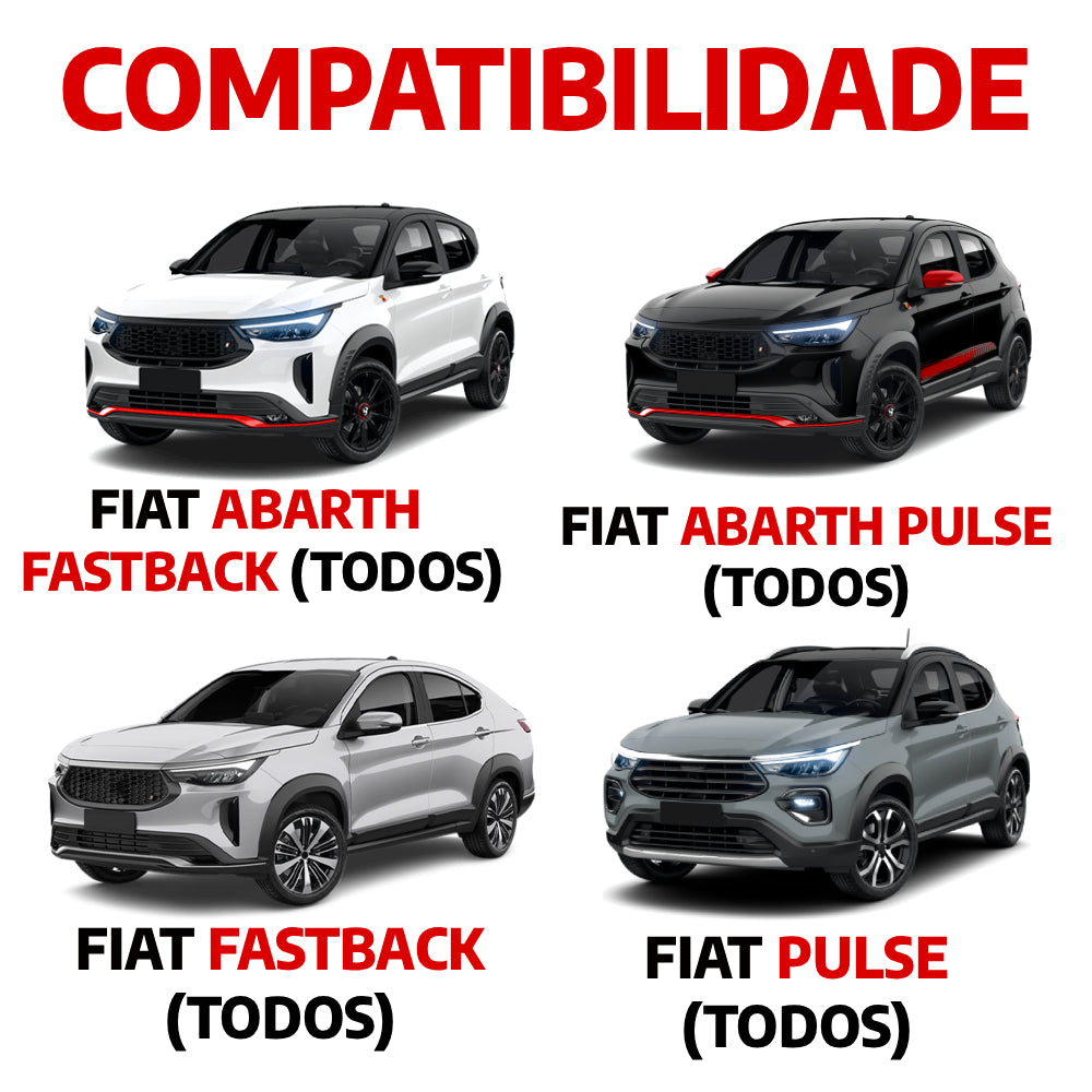 Descanso de Pé em Aço Inox Fiat Pulse Urban