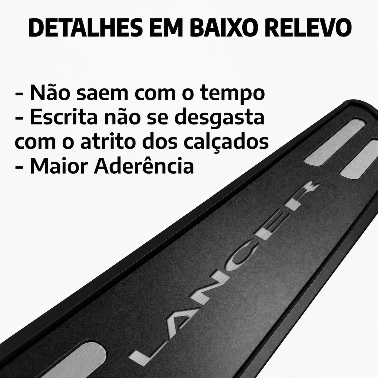 Soleira Black Mitsubishi Lancer - 5