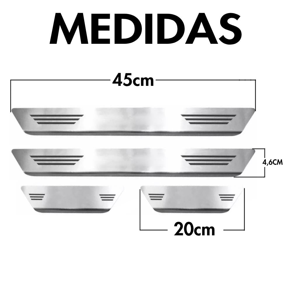 Soleira Curvada Chevrolet Silverado - 5