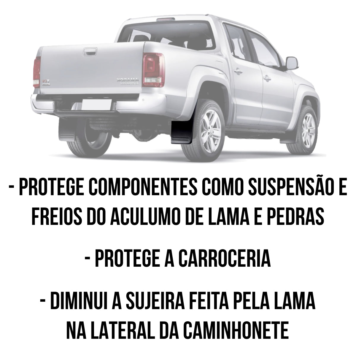Apara Barro Traseiro Dianteiro Amarok 2010 A 2023