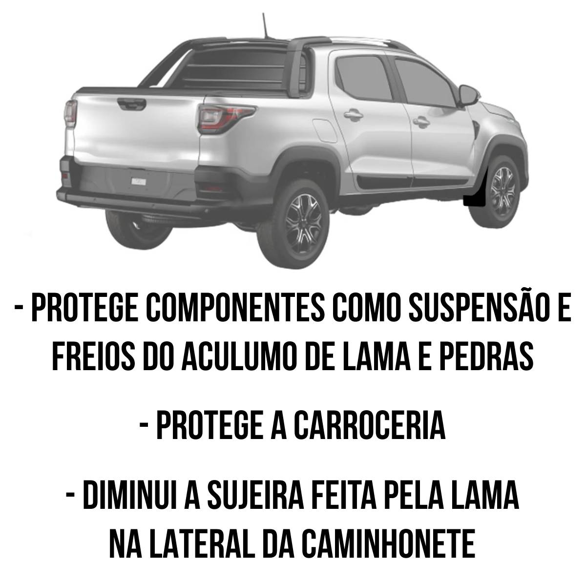 Apara Barro Dianteiro Direito Fiat Strada 2020/...