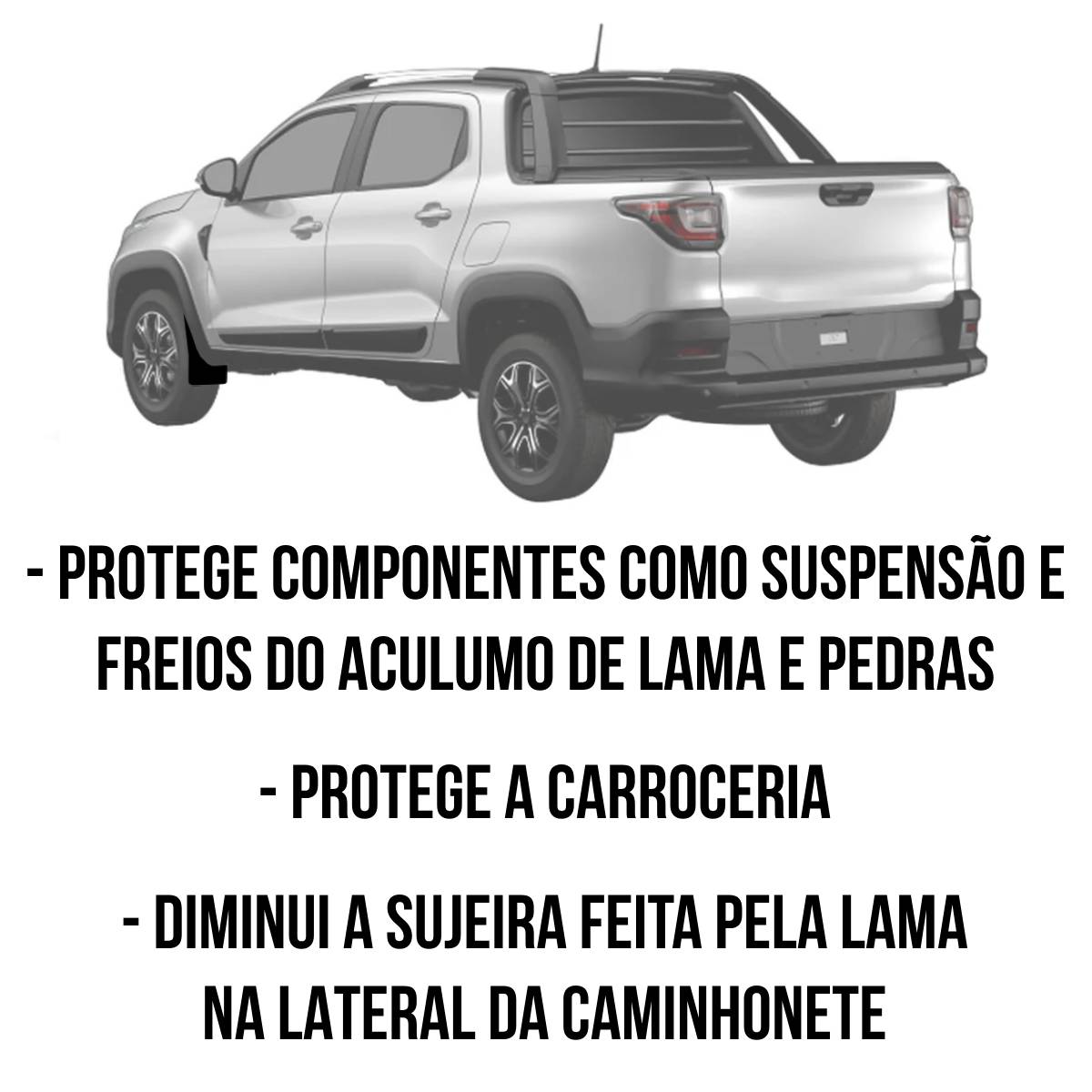 Par Apara Barro Lameira Fiat Strada 2020/...