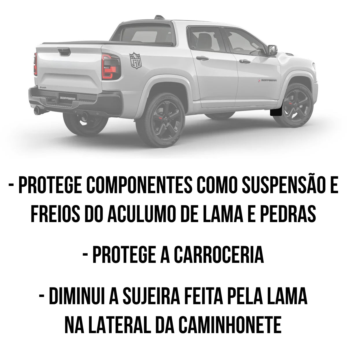 Apara Barro Dianteiro Direito Dodge Rampage