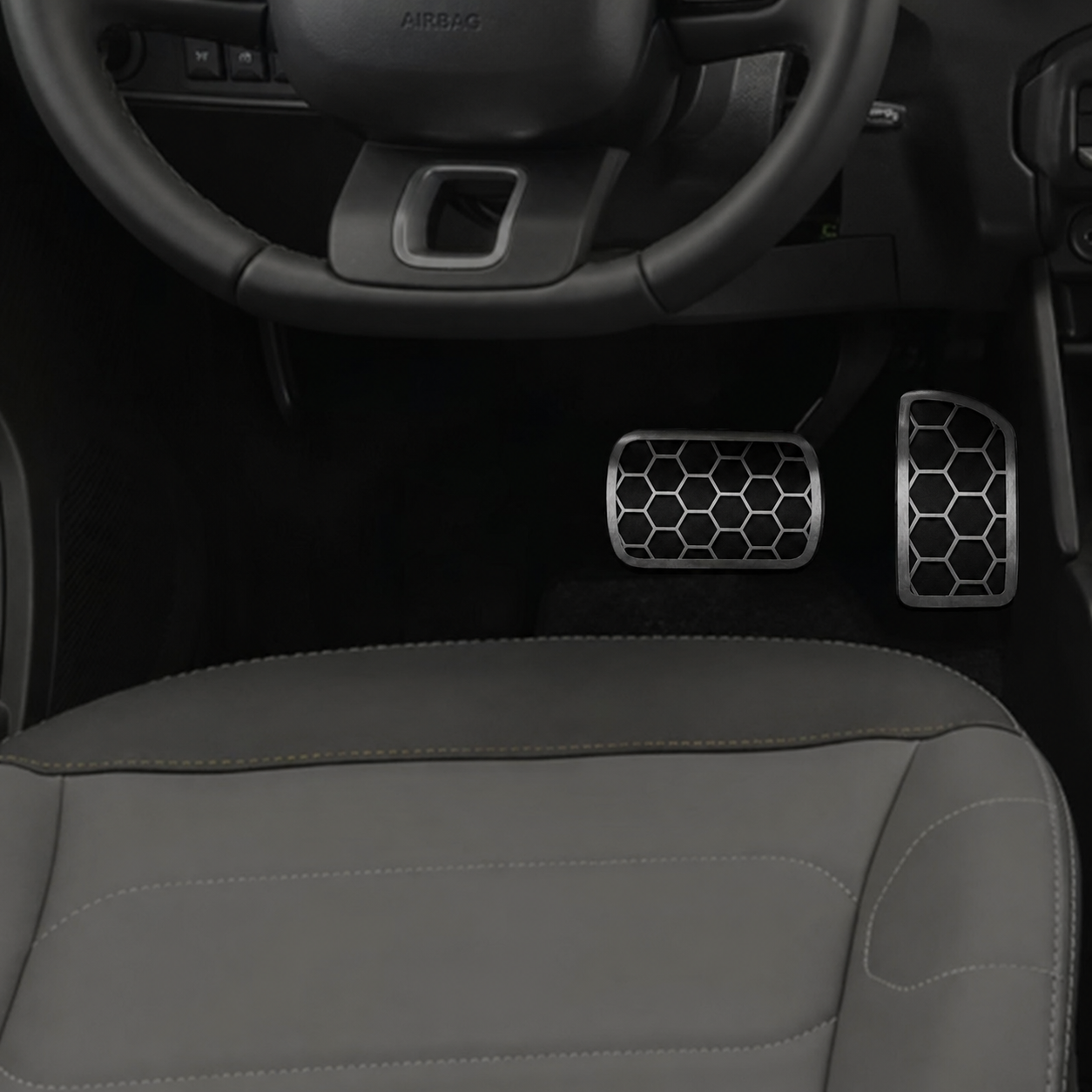 Pedaleira em Aço Inox Citroën C3 2022 em Diante Automático Urban