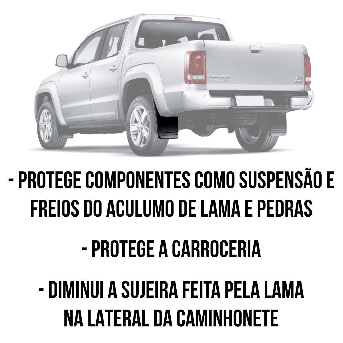 Apara Barro Traseiro Esquerdo Amarok 2010 A 2023