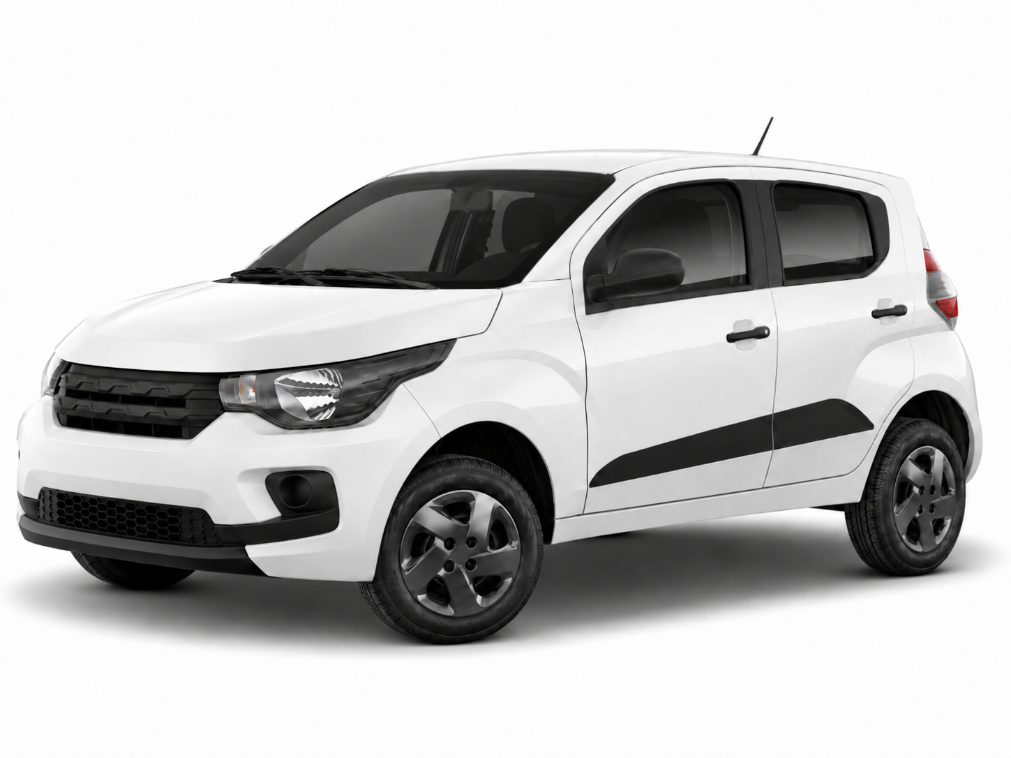 Adesivo Lateral Friso Fiat Mobi Preto Fosco
