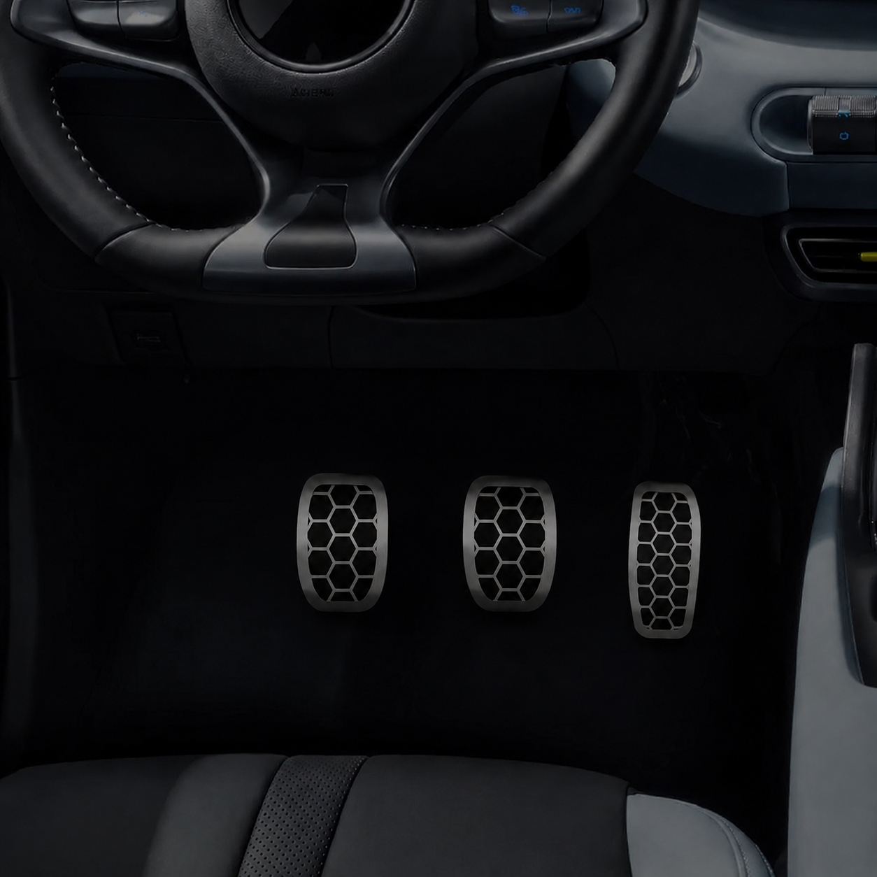 Pedaleira em aço inox Nissan Kicks Versa Urban MT Todos os anos