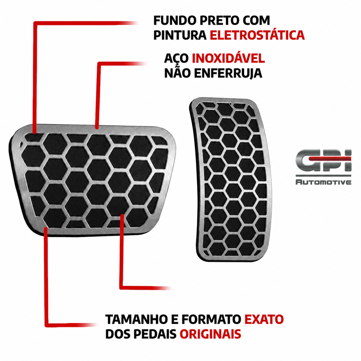 Pedaleira Urban em aço inox Ford Ecosport Ka New Fiesta AT Todos os anos
