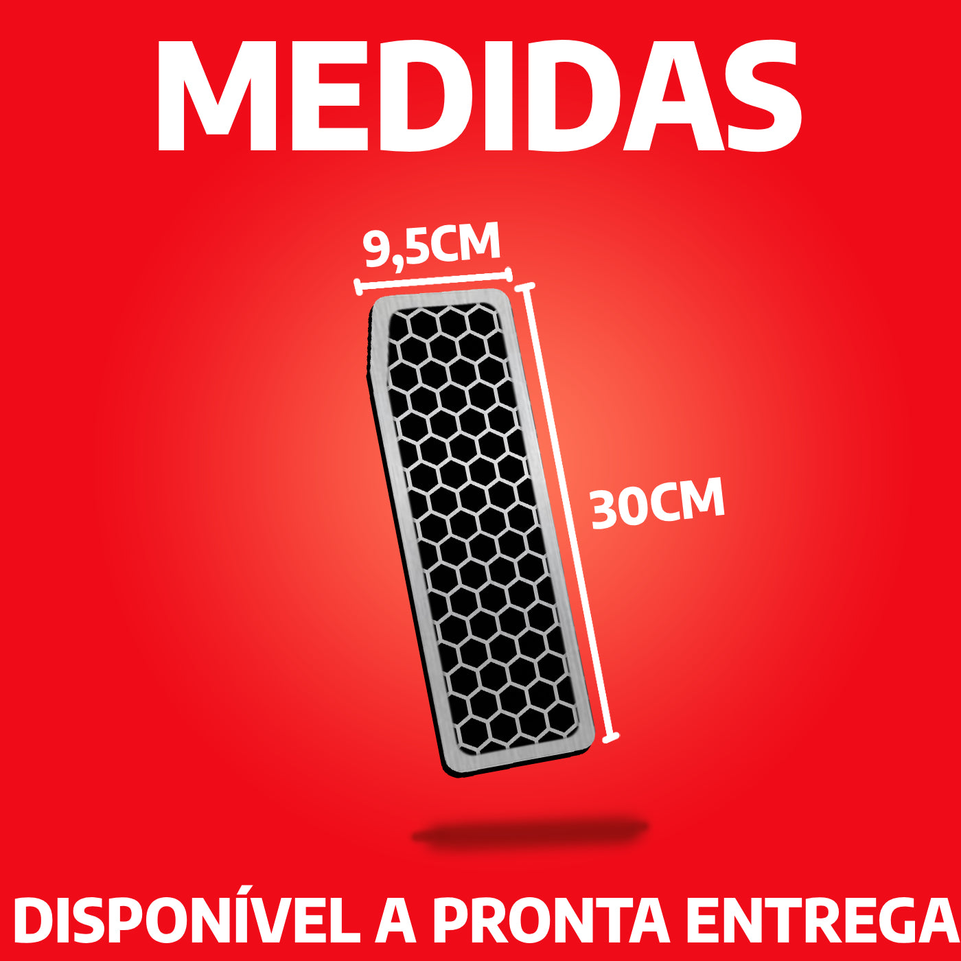 Descanso de Pé em Aço Inox Volkswagen Polo / Nivus / Virtus Urban