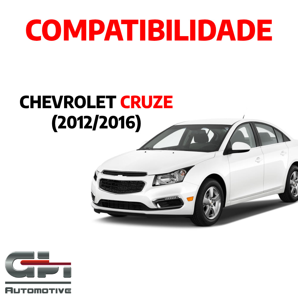 Descanso de Pé em Aço Inox Chevrolet Cruze 2012 a 2016 Urban