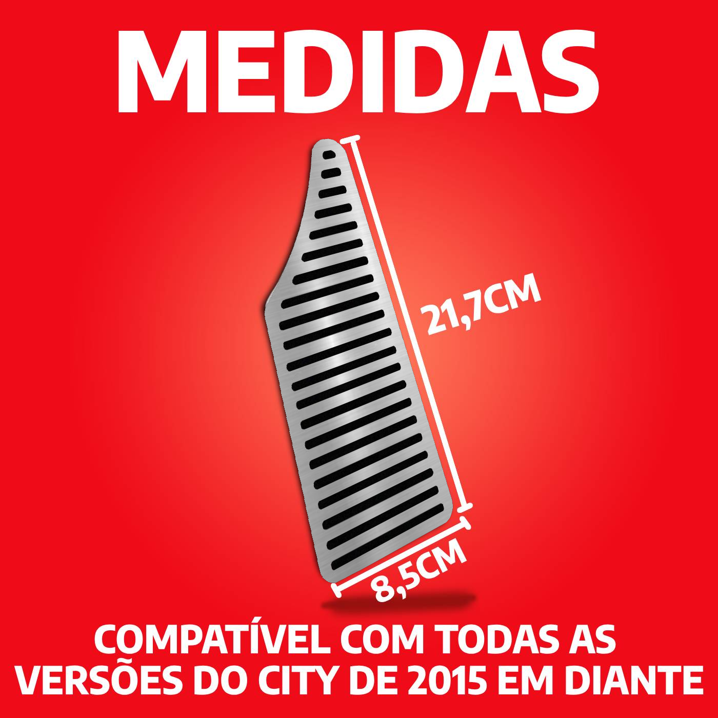 Soleira E Descanso Liso Honda City 2015 A 2021 - 6