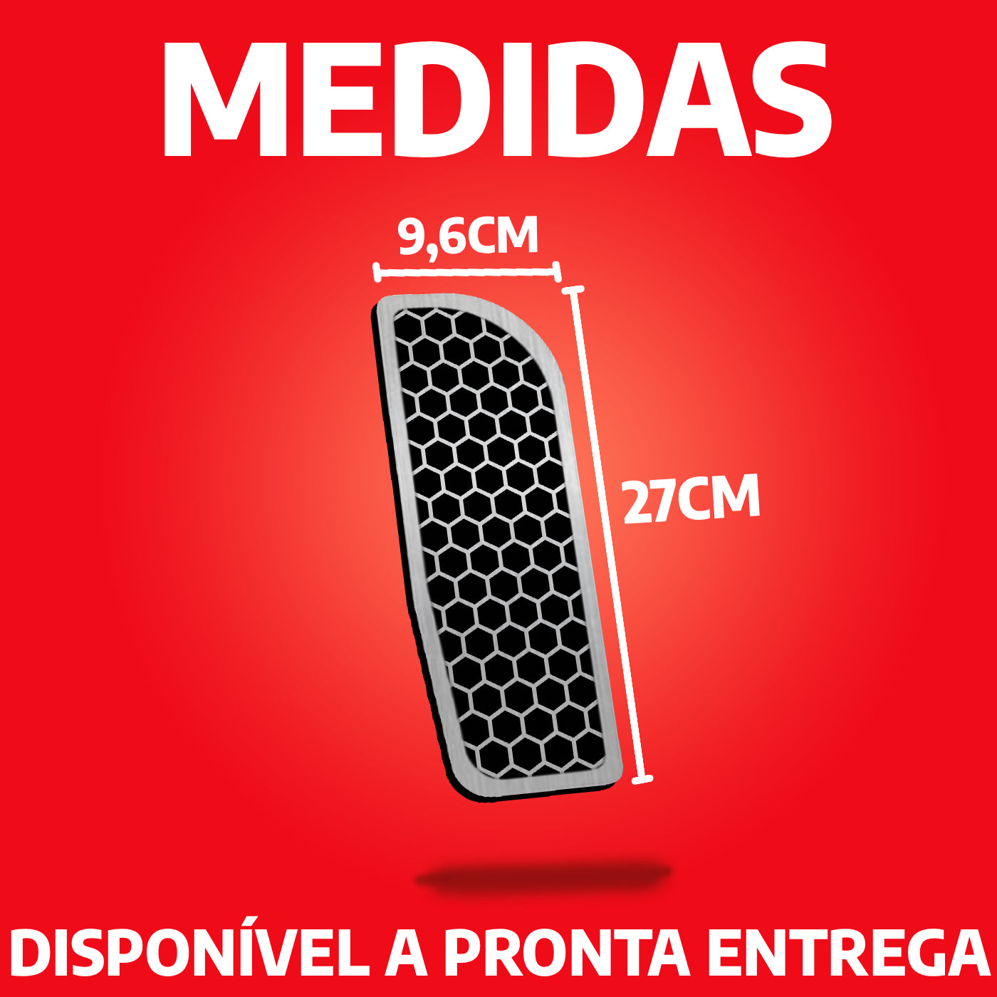 Descanso de Pé em Aço Inox Volkswagen Gol / Voyage / Saveiro Urban