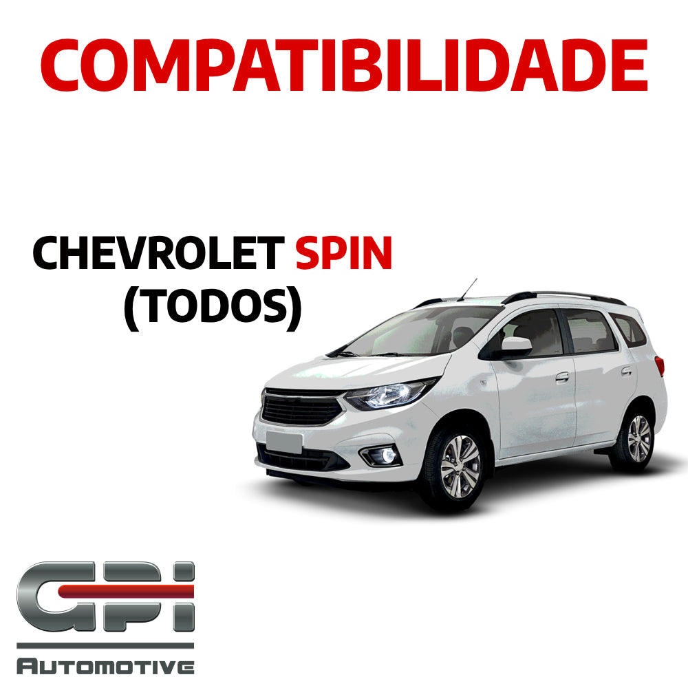 Descanso de Pé em Aço Inox Chevrolet Spin Urban