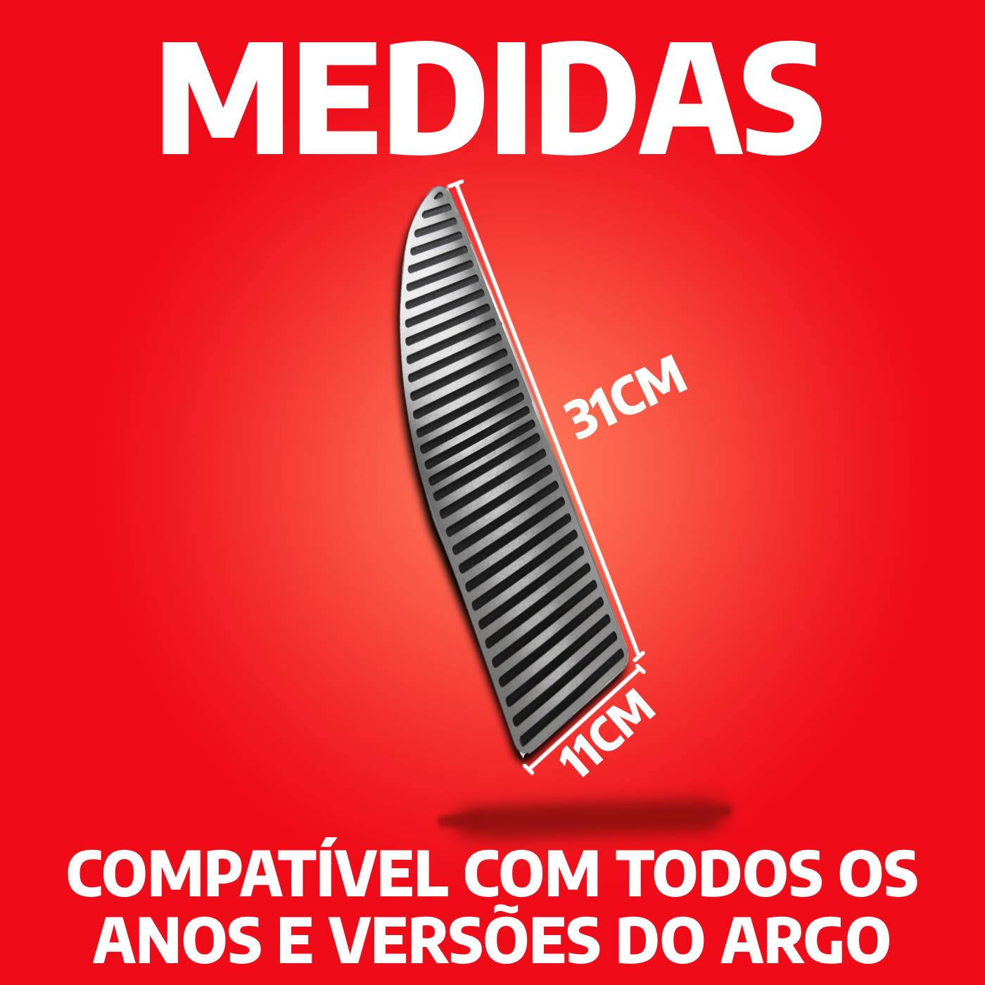 Soleira E Descanso Liso Fiat Argo - 6