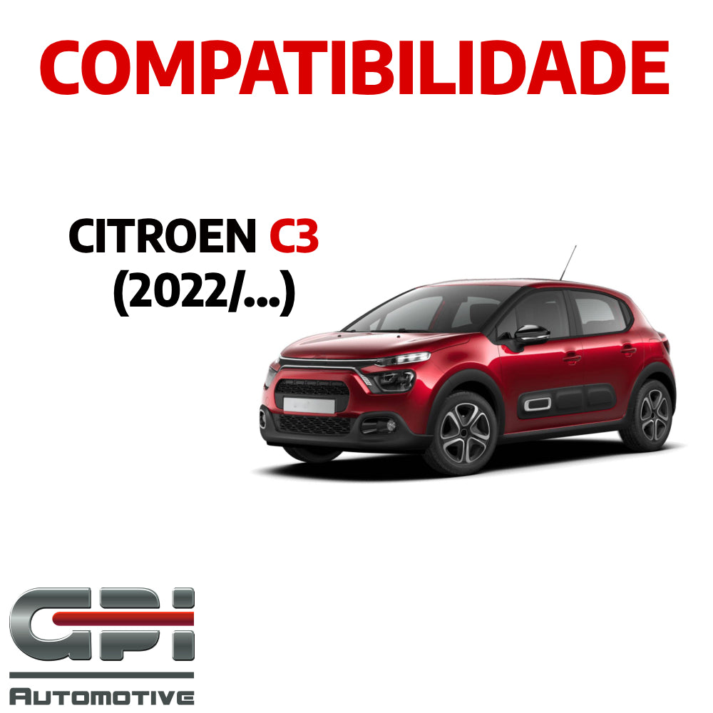 Descanso de Pé em Aço Inox Citroën C3 2022 em Diante Urban