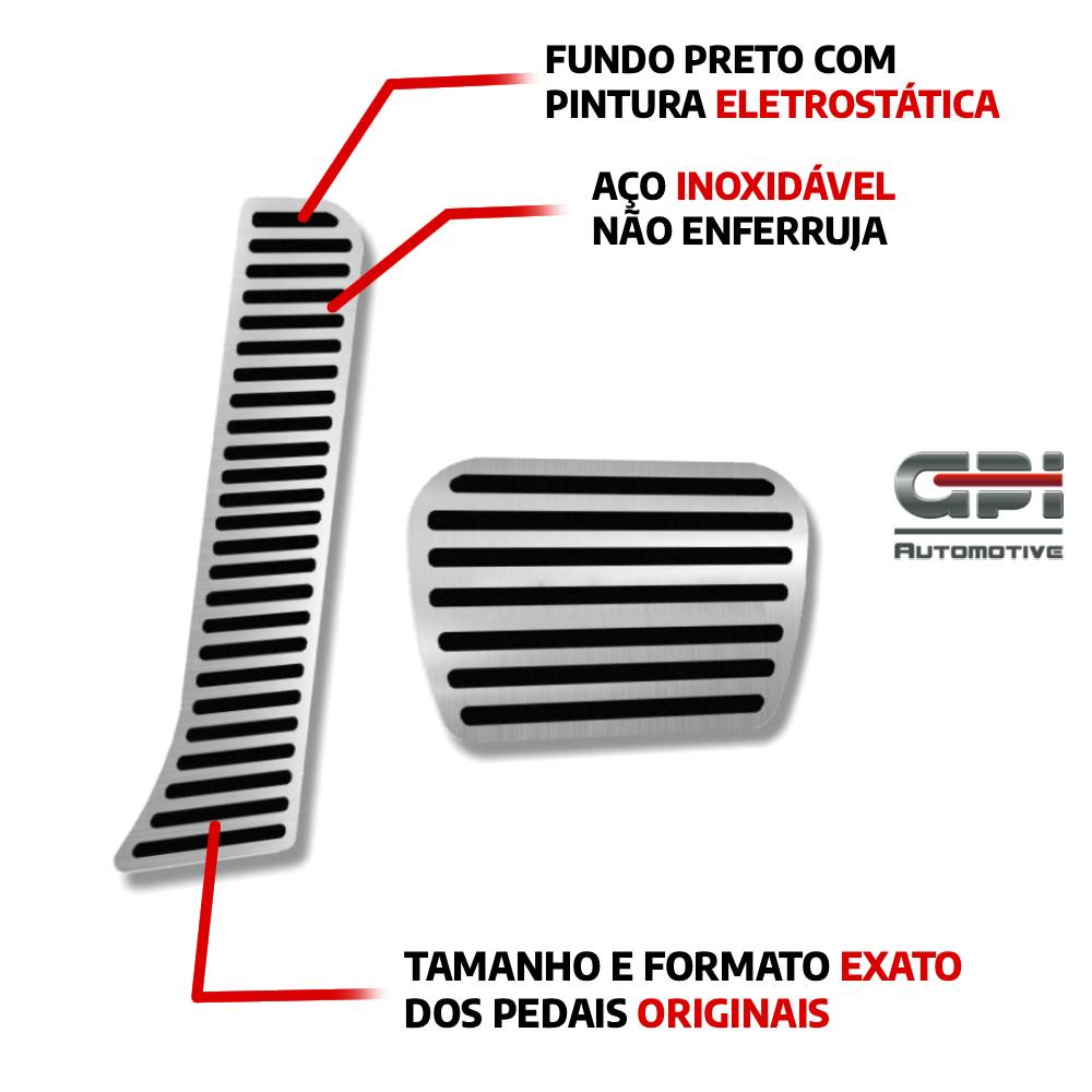 Pedaleira em Aço Inox BYD Tan