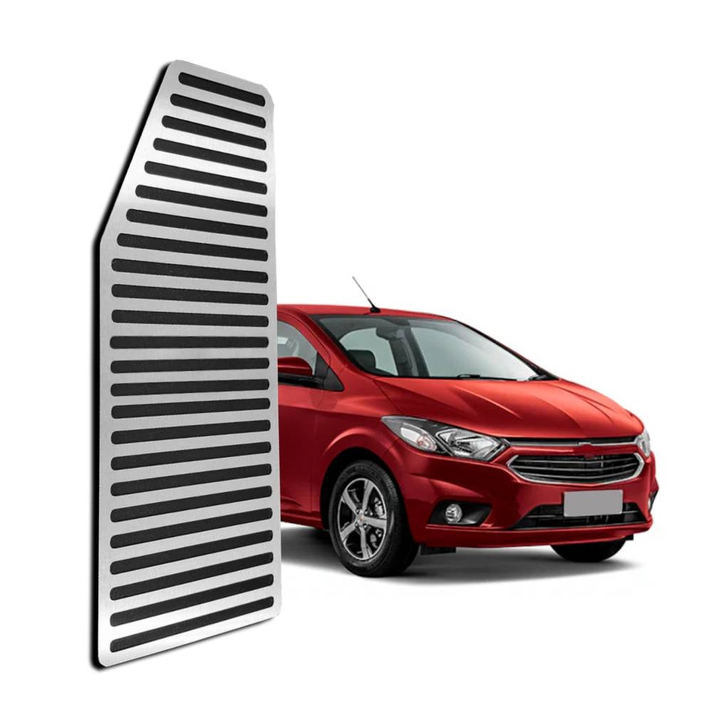 Descanso de pé em aço inox Chevrolet  Onix 2013/...