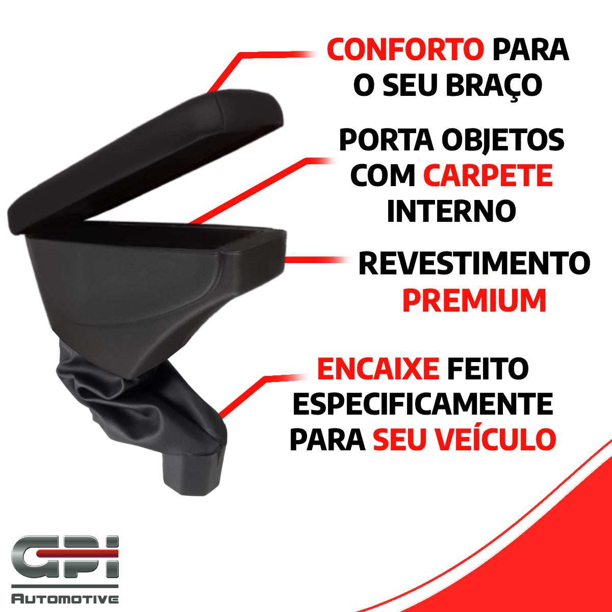 Apoio de Braço Volkswagen Polo/Virtus