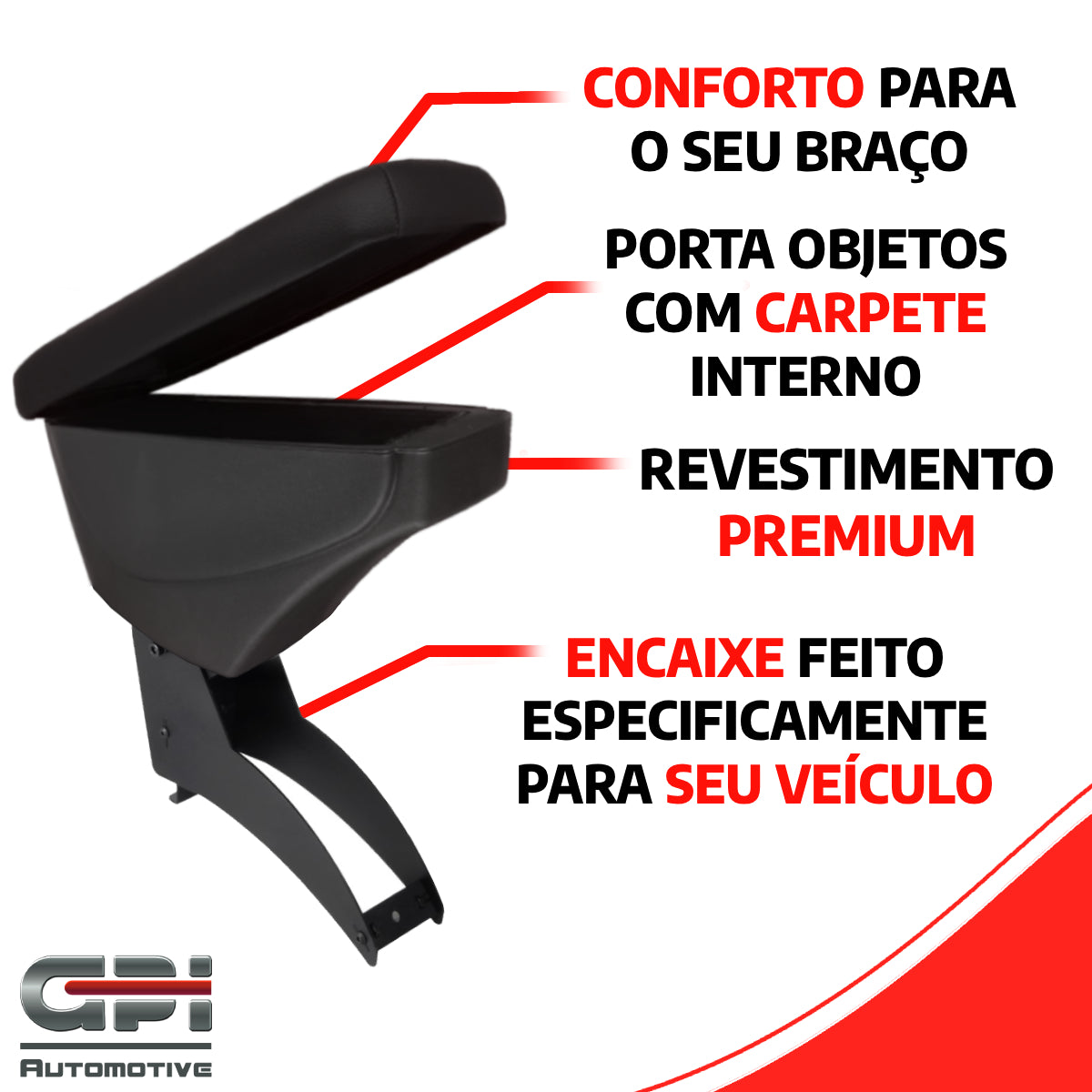 Apoio de Braço Renault Sandero/Logan/Stepway