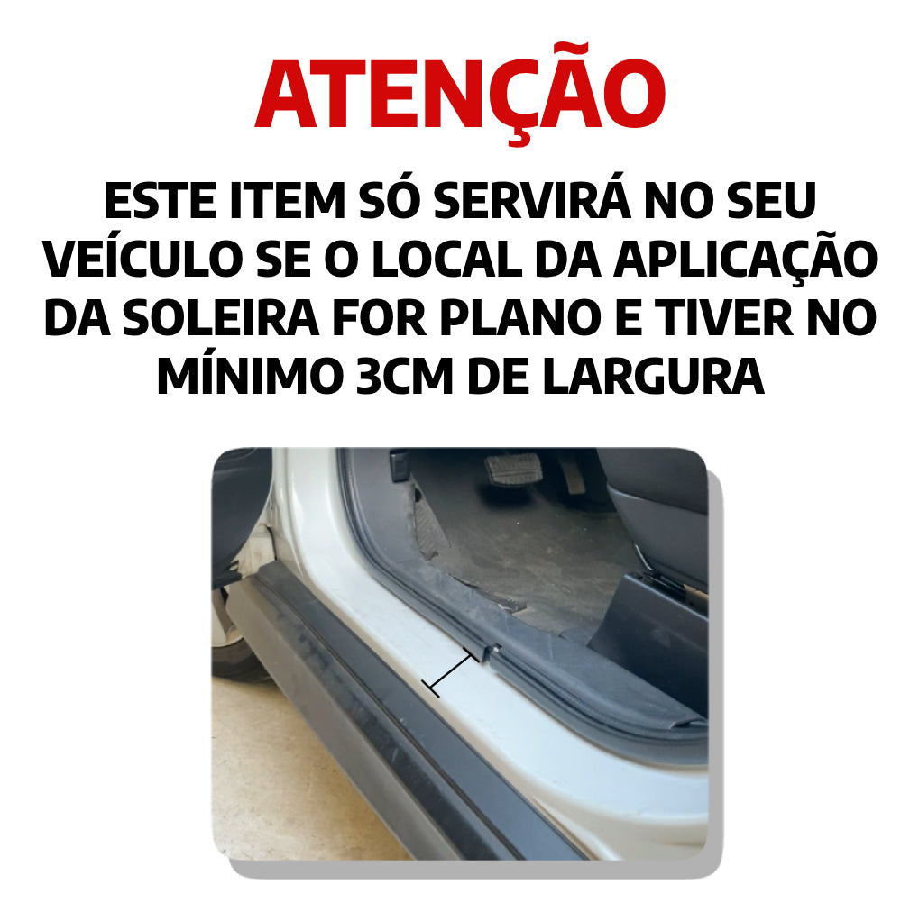 Soleira baixo relevo Toyota Yaris