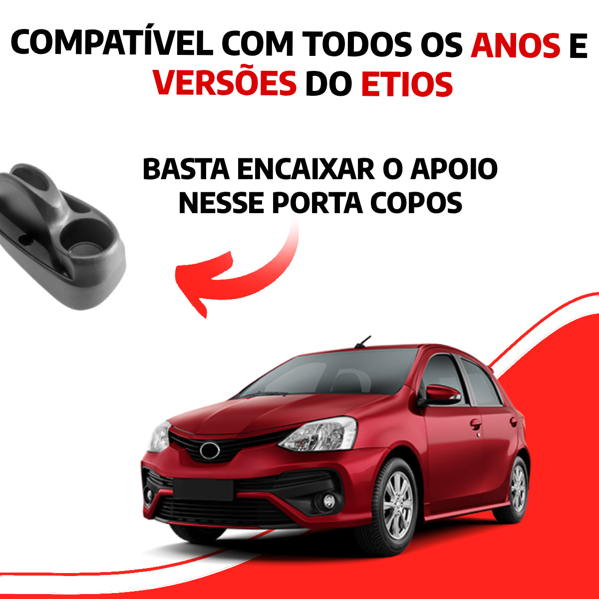 Apoio de Braço Toyota Etios