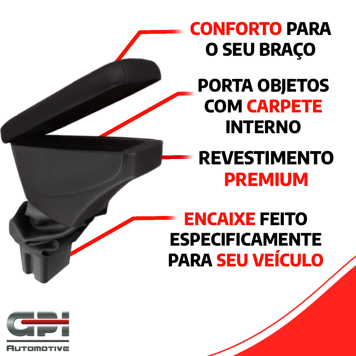 Apoio de Braço Citröen C3 / Aircross / Basalt