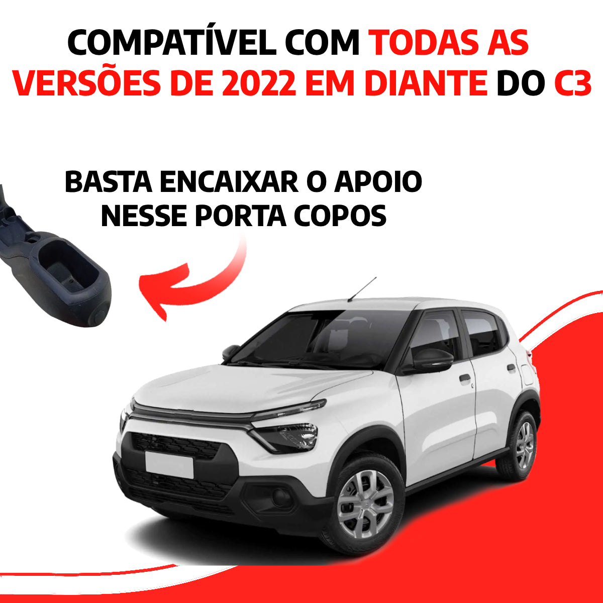 Apoio de Braço Citröen C3 / Aircross / Basalt