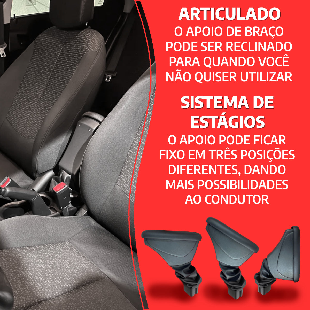 Apoio de Braço Citröen C3 / Aircross / Basalt