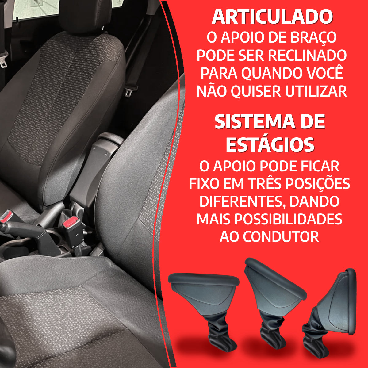 Apoio de Braço Peugeot 208