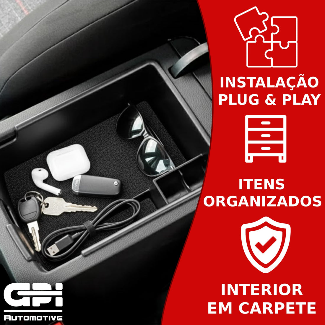 Acessório Organizador Porta Treco Chevrolet Tracker 2020/...