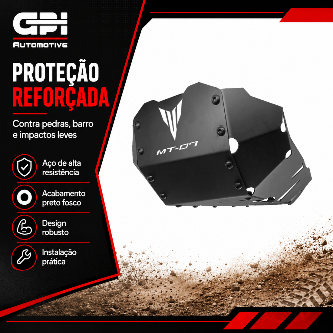 Protetor Cárter Motor Yamaha MT-07