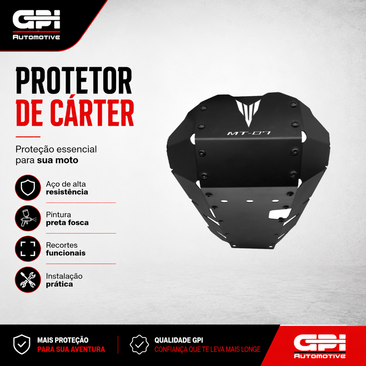 Protetor Cárter Motor Yamaha MT-07