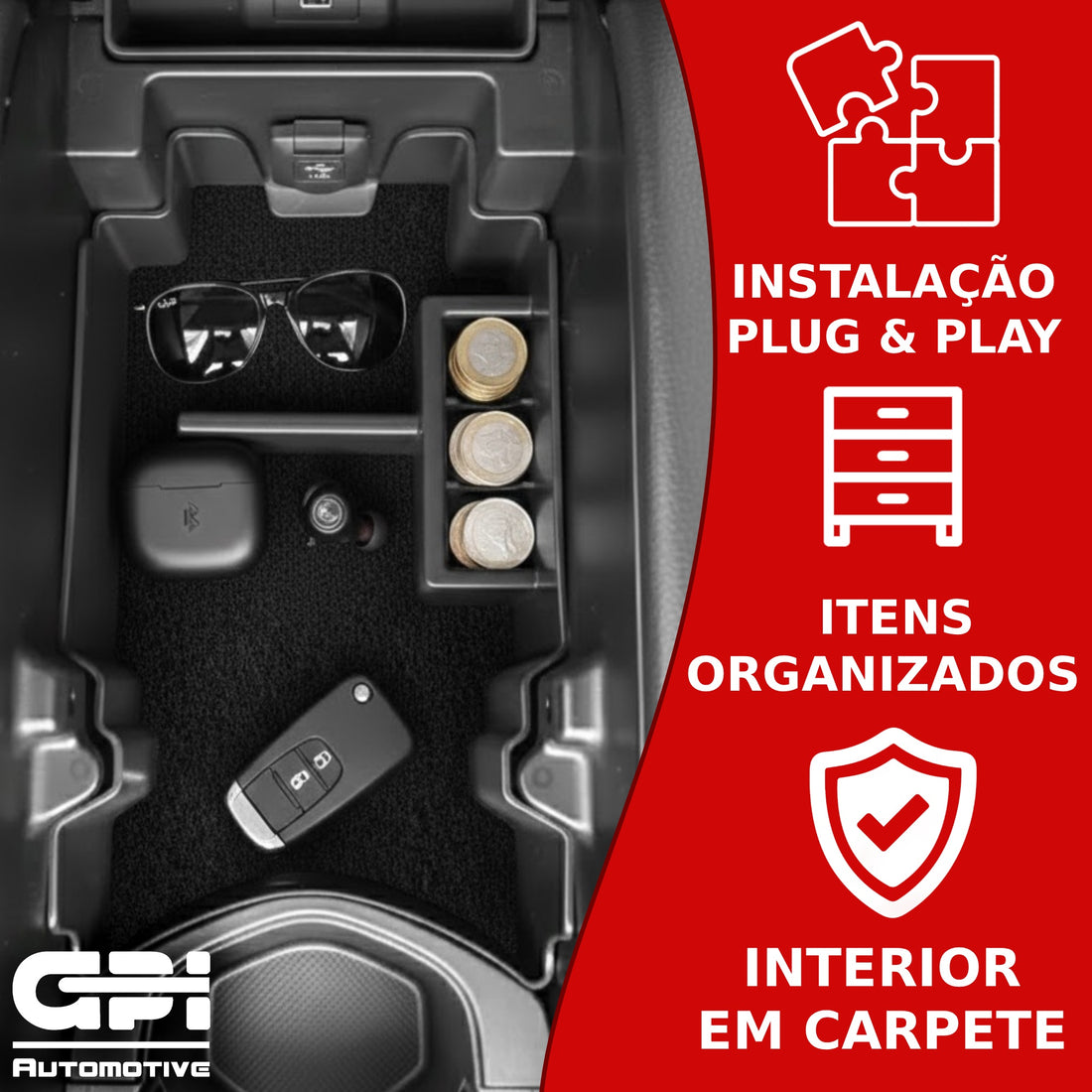 Acessório Organizador Porta Treco Civic G10 2016/...
