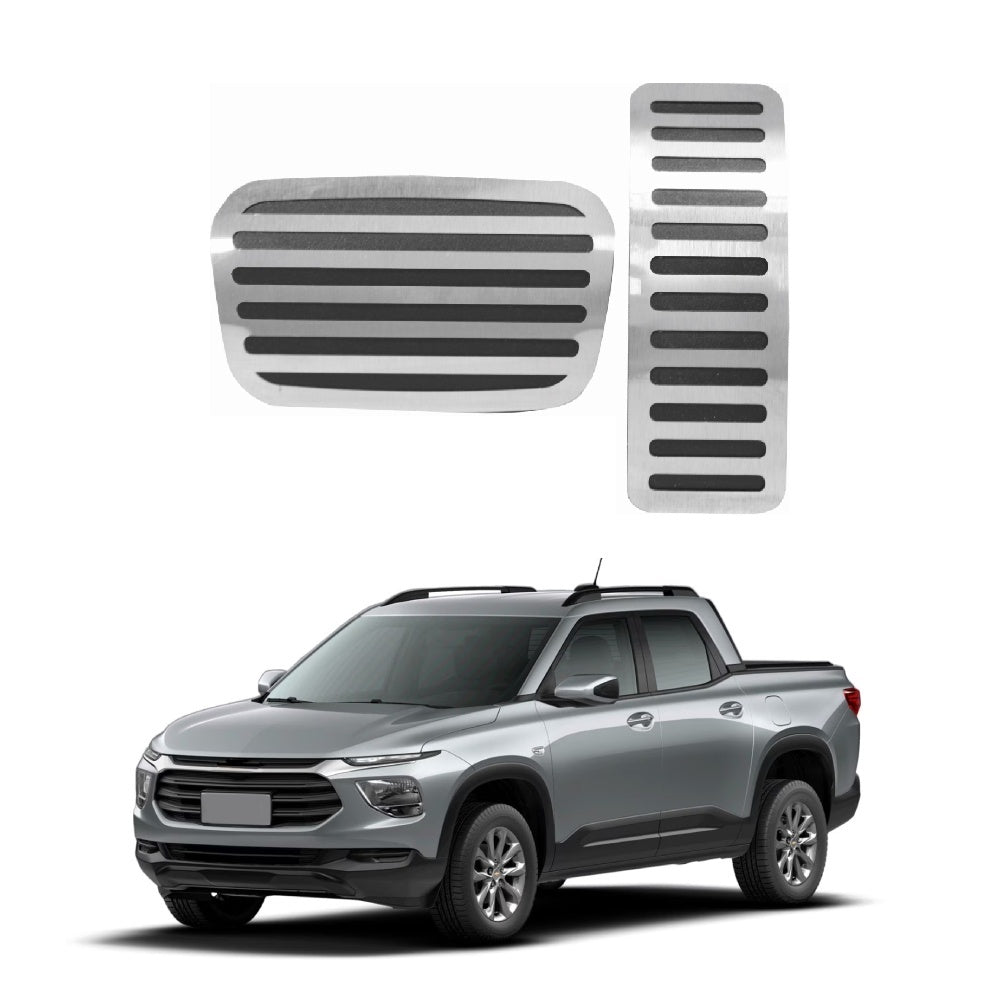 Pedaleira em Aço Inox Chevrolet Montana