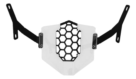 Protetor De Farol Nova Yamaha Crosser Acrílico E Aço