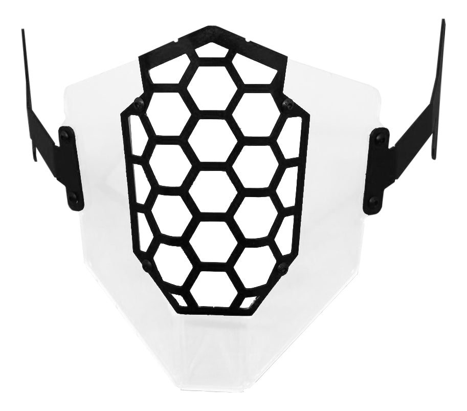 Protetor De Farol Nova Yamaha Crosser Acrílico E Aço