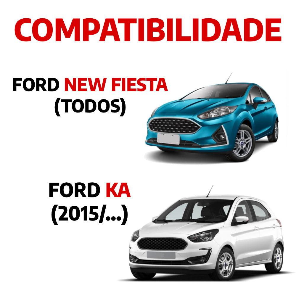 Descanso de Pé em Aço Inox Ford Ka / New Fiesta Urban