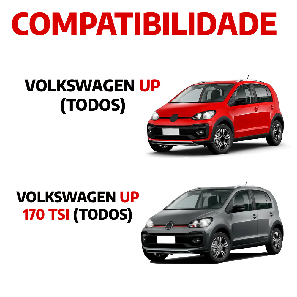 Descanso de Pé em Aço Inox Volkswagen Up Urban