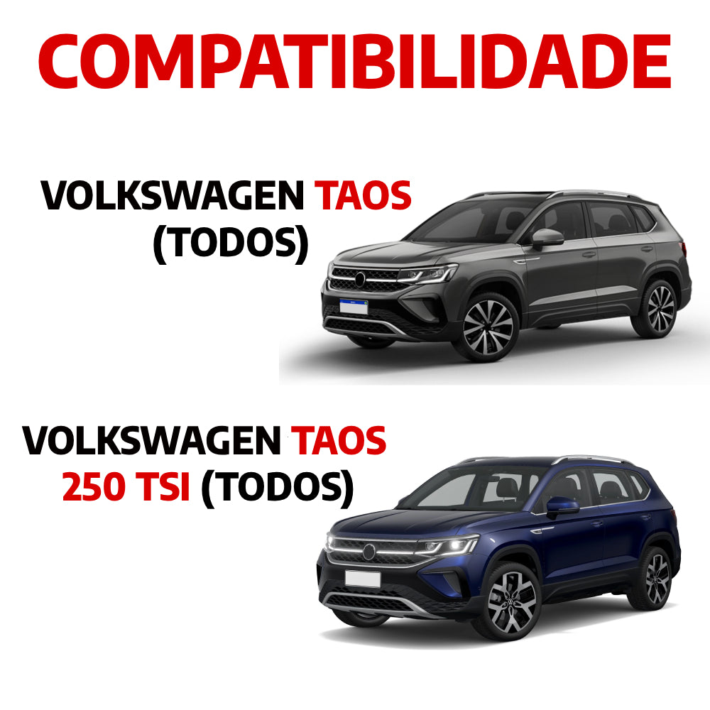 Descanso de Pé em Aço Inox Volkswagen Taos Urban