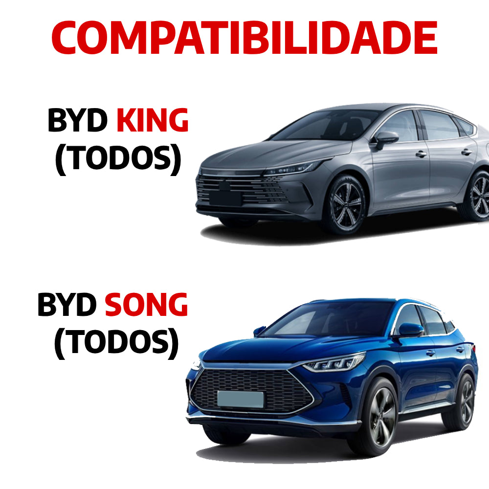 Descanso de Pé em Aço Inox BYD Song Plus / King Urban