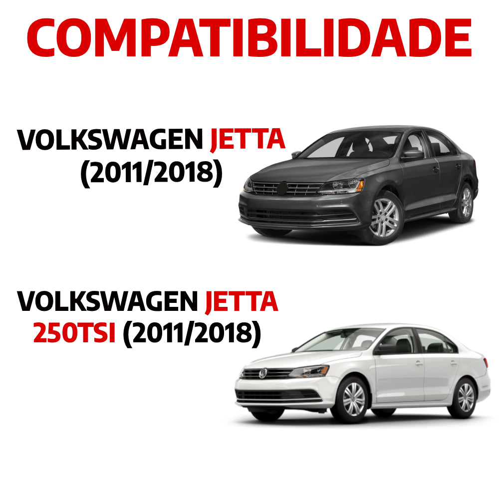Descanso de pé em aço inox Volkswagen Urban - Jetta 2011/2018